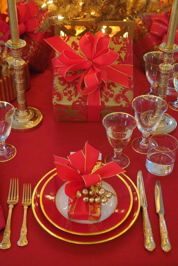 Red And Gold Color Scheme Party - Red And Gold Decoration Ideas
