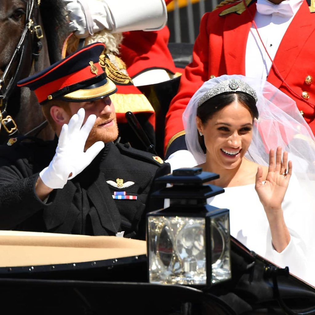 Meghan and Harry carriage ride