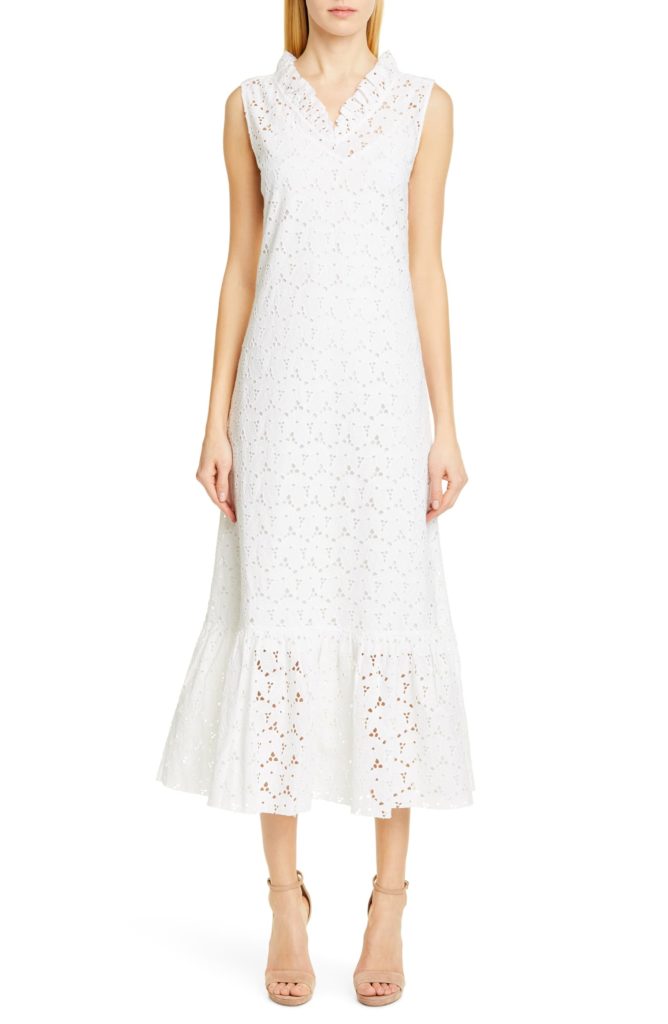 white summer dress for wedding