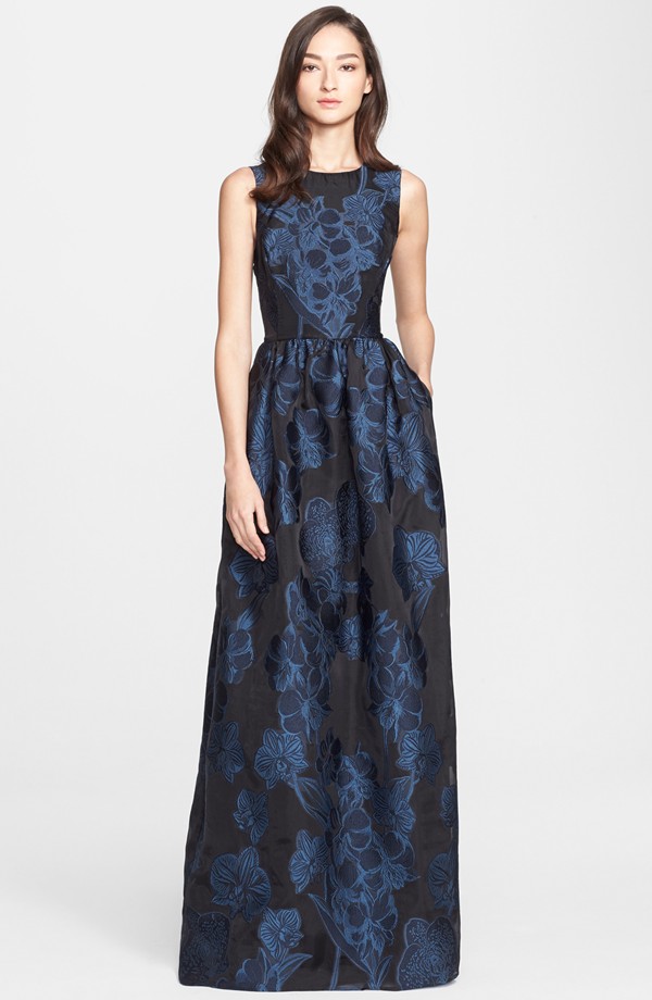 9-habituallychic-st-john-collection-floral-fil-coupe-gown
